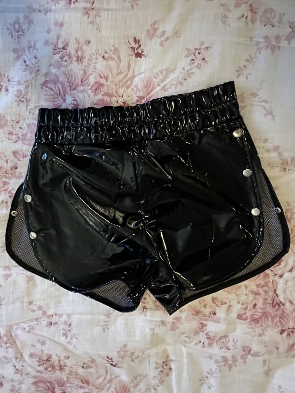 DANIELLE GUIZIO BOXER SHORT WITH SIDE BUTTONS